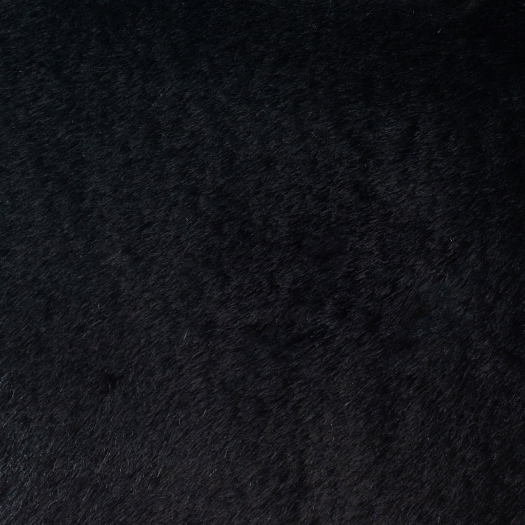 LONG RABBIT IN CLASSIC BLACK - 123 - Faux fur
